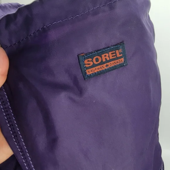 VTG Sorel Women's 5 Purple Winter Snow Boots Felt Liner Insulated Waterproof - Picture 7 of 16